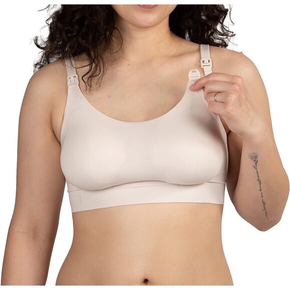 Bravado Designs Women’s Elation Nursing Bra Pullover Maternity Ivory Sz X-Large - Picture 2 of 12